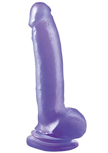 Basix 9In. Thicky W/Suction Cup Purple