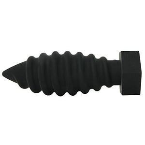 Tom Of Finland Screw U Anal Plug, Black, (Tf1372)