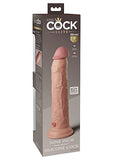 King Cock Elite Sili Dual Density 9In Li