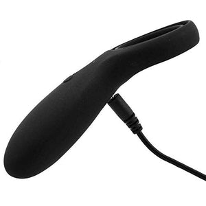 Evolved Novelties Zero Tolerance Vibrating Rechargeable Cock Ring Torpedo, Black