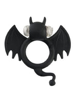 Shot Toys Badbat Silicone Cock Ring, Black