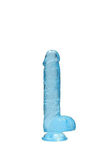 Realrock Realistic Dildo W/Balls  6In Bl