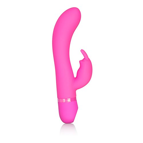 Calexotics Spellbound 7-Function Waterproof Silicone Dual Simulator Dual Motor Bunny Massager Vibrator, Pink