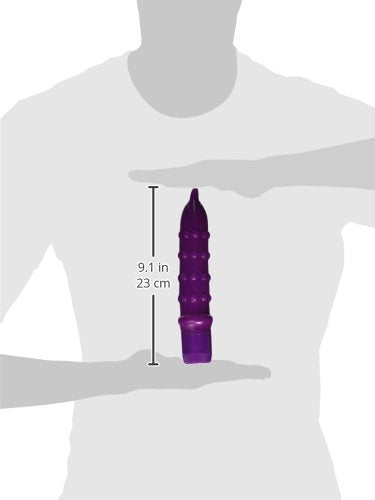 Topco Sales Climax Neon Vibrator Waterproof, Tickling Purple, 6.5 Inch
