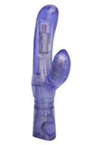 Calexotics First Time Dual Exciter - 3-Speed Waterproof 2-In-1 Dual Motors G-Spot And Clitoral Vibrator Massager, Purple