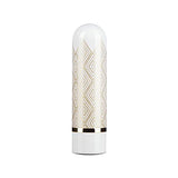 Blush - Glitzy Deco Rechargeable 10 Function Designer Bullet Vibrator - Thoughtfully Designed Vibration Modes - Giftable Sex Toy With Patterns For Girlfriend Wife Bachelorette Party - Rose Gold