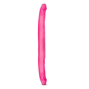 Blush Novelties - 16 Inch Double Ended Realistic Dildo Lesbian Couple Double Penetration Dp Sex Toys For Women - Pink