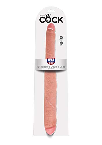King Cock - 16In Tapered Double Flesh