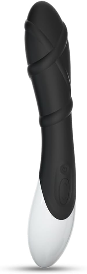 Double Head G Spot Clitoral Vibrator Waterproof Rechargeable Realistic Silicone Dildo Vibrators with 10 Speeds Rose Sex Toys for