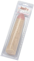 California Exotics Veined Chubby Dildo, Ivory, 8.5 Inches