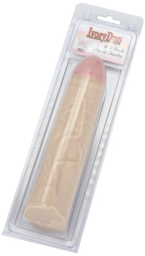 California Exotics Veined Chubby Dildo, Ivory, 8.5 Inches