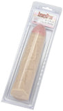 California Exotics Veined Chubby Dildo, Ivory, 8.5 Inches
