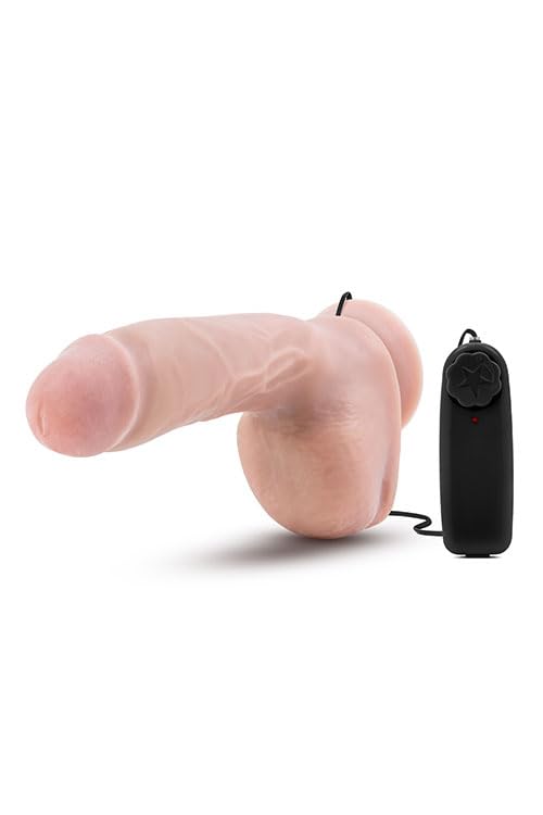X5 Plus - King Dong - 8 Inch Vibrating Cock - Vanilla