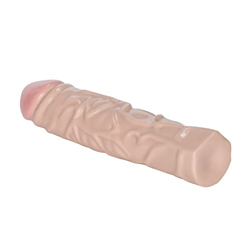 California Exotics Veined Chubby Dildo, Ivory, 8.5 Inches