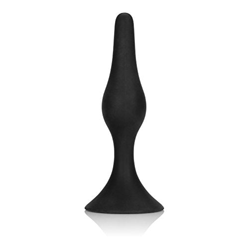 Calexotics Booty Call Booty Starter- Silicone Butt Plug With Suction Cup Base - Waterproof Anal Fetish Sex Toys For Couples - Black