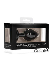(Wd) Diamond Heart Butt Plug B Large