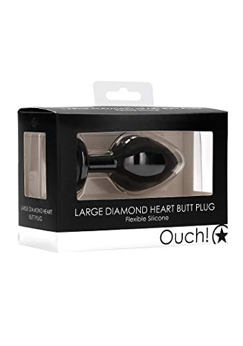 (Wd) Diamond Heart Butt Plug B Large
