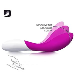 Lelo Mona Wave Personal Massager Vibrator For Women, G Spot Vibrator With Wavemotion Technology Silent Vibrator Sex Toy With 12 Vibration Patterns, Deep Rose