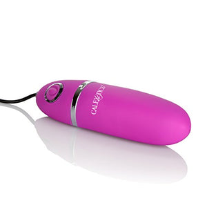 Calexotics Power Play Wired Remote Control Bullet Vibrator - Waterproof Sex Toys For Couples - Adult Vibe Egg Massager - Silver