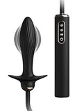 Anal Fantasy Elite Auto-Throb Inflatable Vibrating Plug - Black