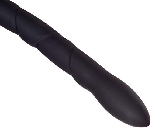 Kink In Deep Silicone Anal Snake - Black