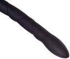 Kink In Deep Silicone Anal Snake - Black