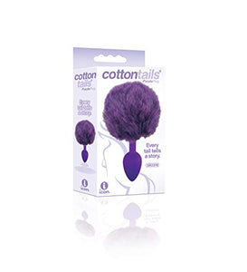 The 9&quot;S Cottontail Butt Plug Purple