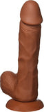 Cloud 9 Novelties 8 Inch Silicone Odorless Dildo With C-Rings (Brown)