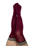 Kixies Heather Cranberry Opaque Size C