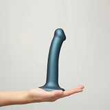 Strap-On-Me Dildo Metallic Blue Size M