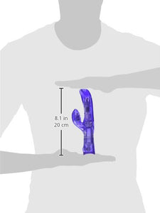 Calexotics First Time Dual Exciter - 3-Speed Waterproof 2-In-1 Dual Motors G-Spot And Clitoral Vibrator Massager, Purple