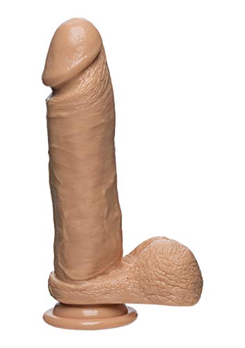 Doc Johnson The D - Perfect D - 8&quot; With Balls - Firmskyn, Vanilla
