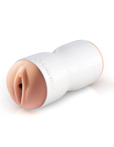 Pipedream Extreme Toyz Tight Grip Pussy And Mouth Masturbator, White, 1 Pound