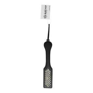 Sportsheets - Sex & Mischief: Studded Impression Bdsm Spanking Paddle (Black 12.5 In)