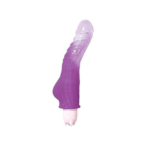 2 Tone 100% Silicone Vaginal Climaxer - Purple