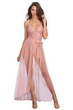 Dg Teddy W/ Maxi Skirt & G-Strng Rose L