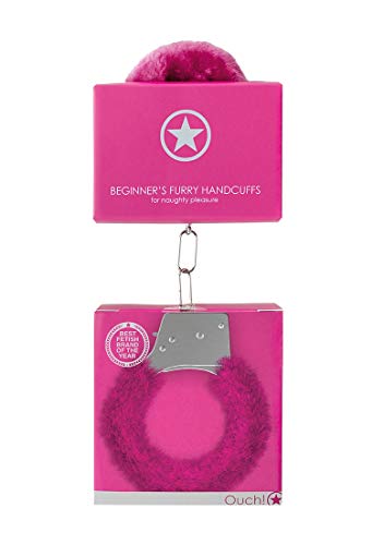 Ouch! Beginner'S Handcuffs Furry - Pink