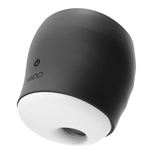 Vedo Grip Rechargeable Vibrating Stroker Masturbator (Black)