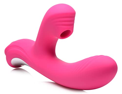 Curve Novelties 80543: Power Bunny Shudders Suction Vibe Red
