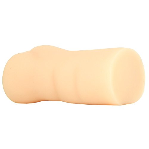 Calexotics Cheap Thrills The Showgirl - Travel Sized Male Masturbator - Silicone Masturbation Sleeve - 4.75-Inch Adult Male Sex Toy - Ivory