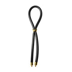 Bolo C-Ring Lasso Bead Silicone, Gold Crown, Black, 1.3 Ounce