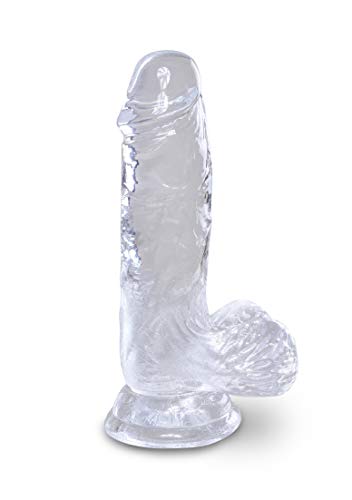 King Cock Clear 5In Cock With Balls