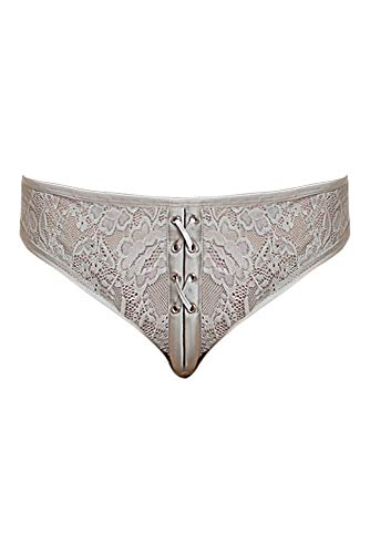 Ms Lace Me Up Panty Gry Sm
