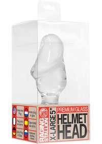 Raging Stallion Helmet Head, X-Large, Clear