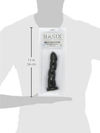 Basix Rubber Works 8-Inch Twist N Shout With Suction Cup Dong Black
