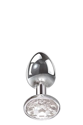 Adam & Eve Clear Gem Anal Plug Medium