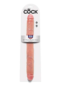 King Cock - 16In Thick Double Flesh