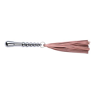 Sm Toy Metal Iron Chain Sex Whip Couple Flirting Whip Adult Toys with Anal Plugs BDSM Training Toy (Pink)