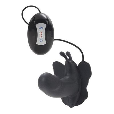 California Exotic Novelties 7-Function Silicone Love Rider Wild Butterfly - Black