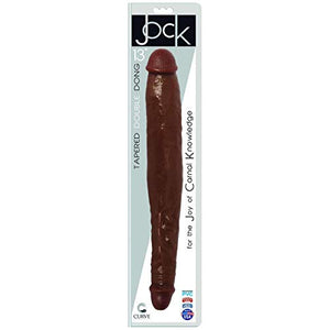 Jock 13 Inch Tapered Double Dong Brown